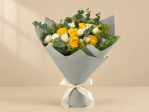 Yellow & White Bouquet