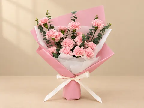 Pink Carnation Bouquet